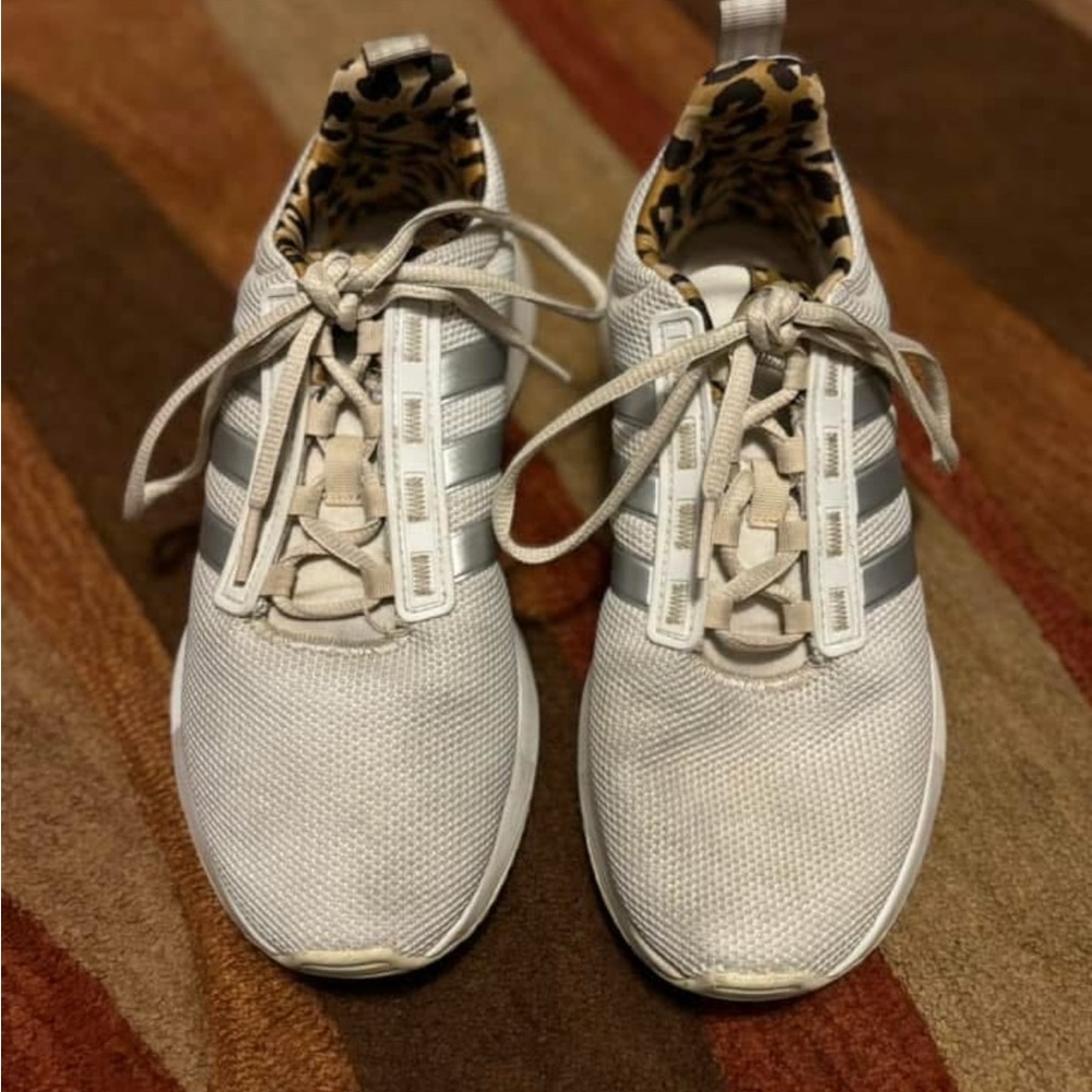Adidas White and Gray Sneakers